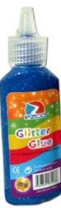 ADHESIVO GLITTER EZCO 21gr. AZUL