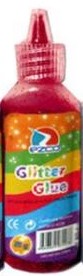 ADHESIVO GLITTER EZCO 21gr. ROJO