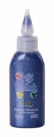 ADHESIVO PLASTICOLA BRILLO 38 GR. AZUL