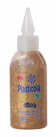 ADHESIVO PLASTICOLA BRILLO 38 GR. ORO
