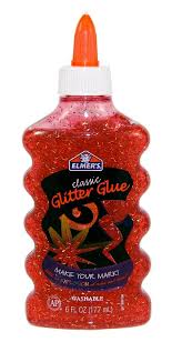 ADHESIVO GLITTER ELMERS 177ml - ROJO
