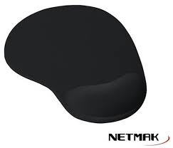 PAD MOUSE CON GEL NETMAK NEGRO
