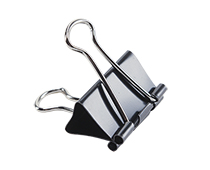 APRIETA-PAPELES NIQUEL 19 MM. (BINDER)