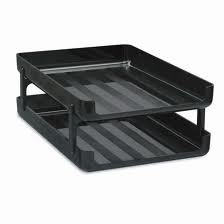 BANDEJA PAPEL.PLASTICO OFICIO 2 PISO.SEP