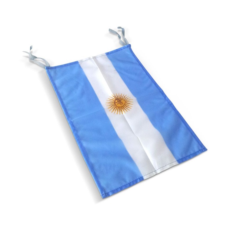 BANDERA ARGENTINA POLIAMIDA 45x72 CON SOL