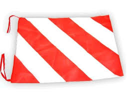 BANDERA SEGURIDAD PARA TRAILER 40x60