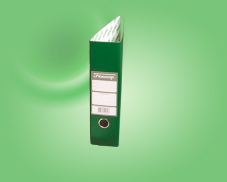 BIBLIORATO FIBRACAP GOFRADO OFICIO VERDE