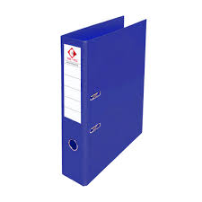 BIBLIORATO Fdo.PVC-OFI.L8.-METALIZADO AZUL