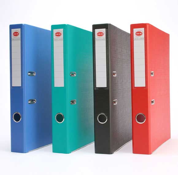 BIBLIORATO Forrado PVC-LK- OFICIO L5 - ROJO