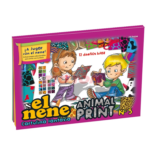 BLOCK CARTUL.ENTRETx 24 - ANIMAL PRINT