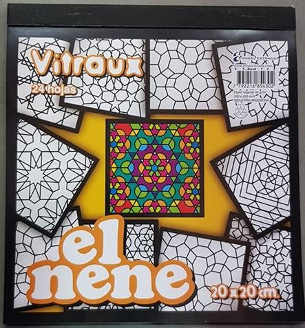 BLOCK EL NENE MANDALAS VITREAUX