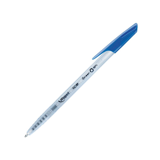 BOLIGRAFO MAPED ICE TRIANGULAR AZUL