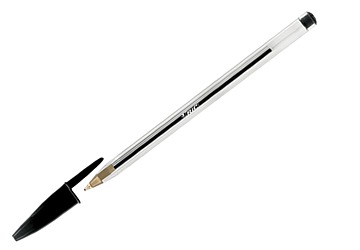 BOLIGRAFO BIC GRUESO 1mm CRISTAL NEGRO