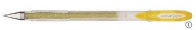 BOLIGRAFO UNI-120-BRILLO ORO