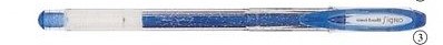 BOLIGRAFO UNI-120-BRILLO AZUL
