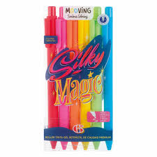 BOLIGRAFO MOOVING GEL RETRACTIL x 6 u.