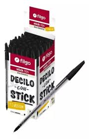BOLIGRAFO FILGO STICK 026 MEDIUM NEGRO