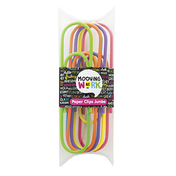 BROCHE CLIPS JUMBO COLOR x 6u. 8  (10Cm)