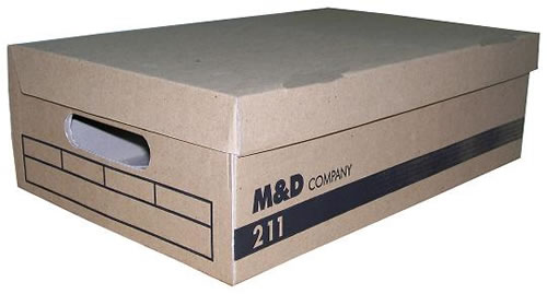 CAJA ARCHIVO AMERICADA M&D.OFICIO 12 CM.