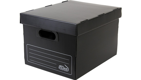 CAJA ARCH.PLAS.CORR.AMER.TAPA 804.NEGRO