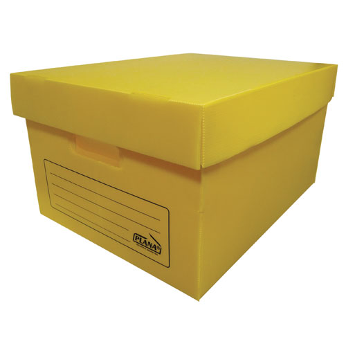 CAJA ARCH.PLAS.CORR.AMER.TAPA 804.AMARILLO