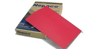 CARPETA COLGANTE COLOR ROJO x1u
