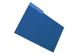 CARPETA INTERIOR 3 POS. -  AZUL MARINO