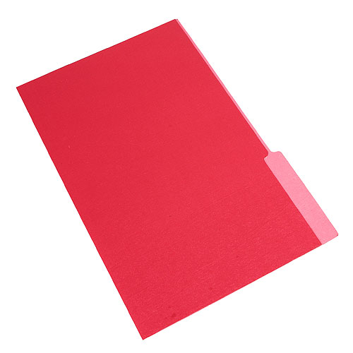 CARPETA INTERIOR 3 POS. -  ROJO/BORDO 