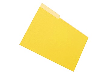CARPETA INTERIOR 3 POS. -  AMARILLO