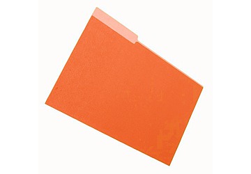 CARPETA INTERIOR 3 POS. -  NARANJA  