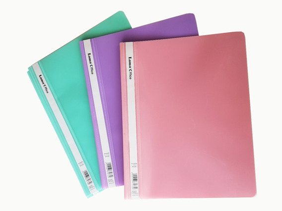CARPETA BASE OPACA OFICIO LILA PASTEL