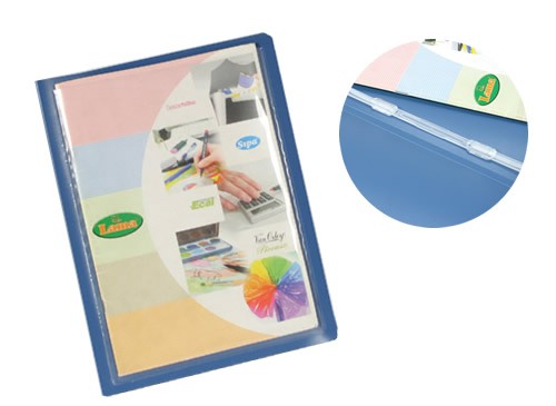 CARPETA LAMA VELOZ PLAST. A4 NEGRA