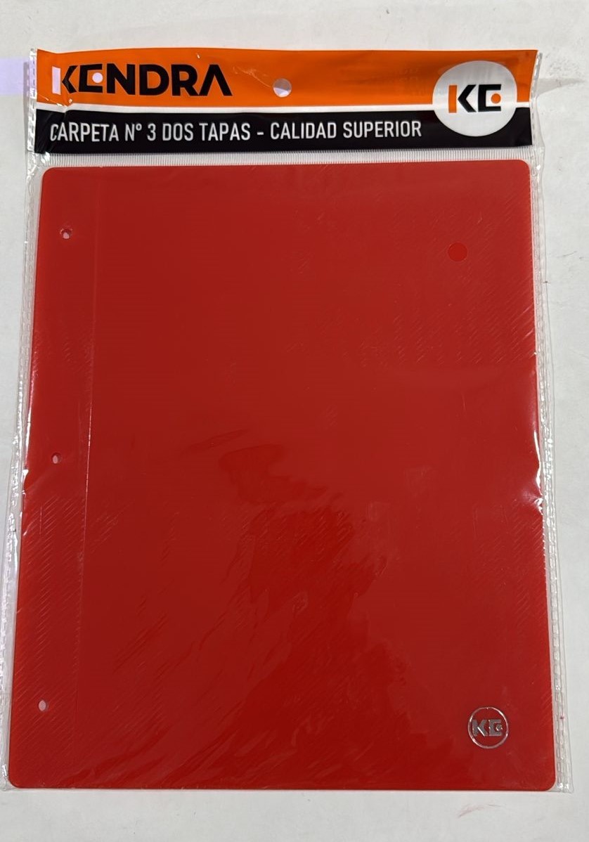 CARPETA N.3 C.C.PPP.KENDRA - ROJO