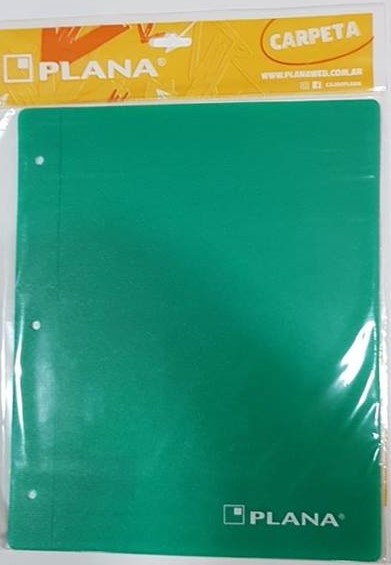 CARPETA N.3 C/C P.P.P. VERDE OPACO