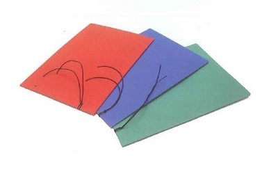 CARPETA N. 5 C/C FIBRA COLOR ROJO