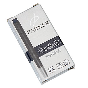 CARTUCHOS PARKER AZUL NEGRO x 5u.