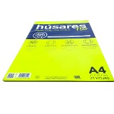 CARTULINA HUSARES FLUO AMARILLA x 25 hojas 125gr.