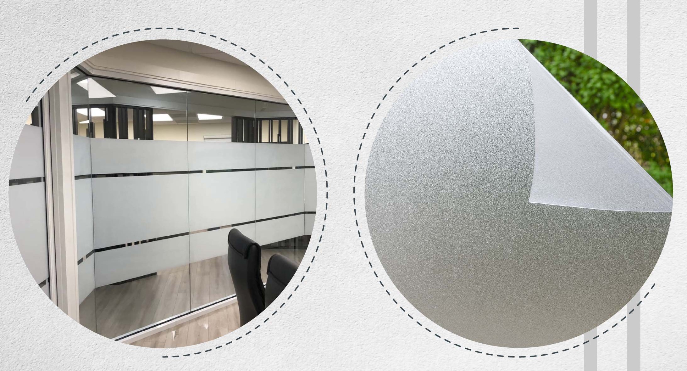 CONTAC PVC ESMERILADO - 45cm x 1m.