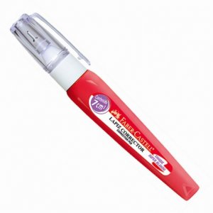 CORRECTOR LAPIZ FABER 7 CM.