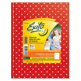 CUAD.EXITO.TD.N1.(16x21) x 50 LUNARES ROJO  ==