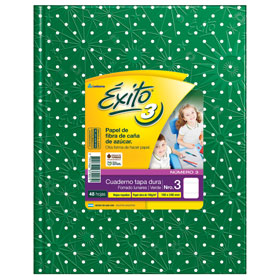 CUAD.EXITO.TD.N1.(16x21) x 50 LUNARES VERDE ==
