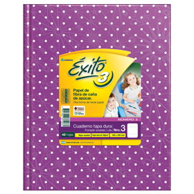 CUAD.EXITO.TD.N1.(16x21) x 50 LUNARES LILA  ==