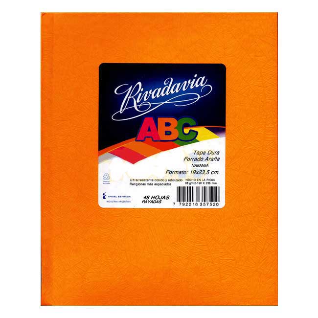 CUAD.RIV.ABC.TD.( 19*23 ) 48H.ARAÑA NARANJA =