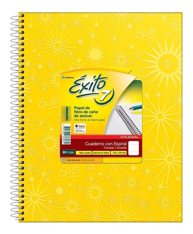 CUAD.EXITO.TD.N7 (21x27) ARANA 60.== AMARILLO