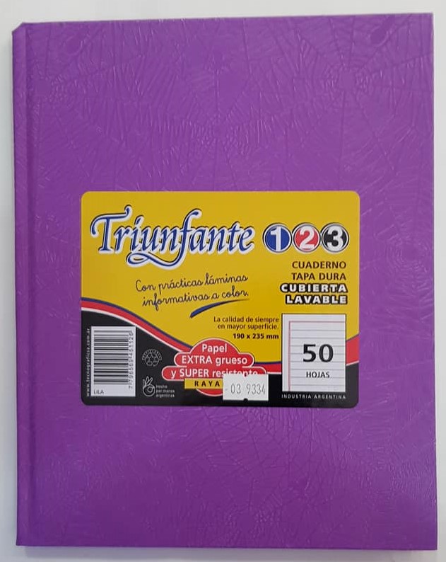 CUAD.TD.TRIUNFANTE 19x23.50.H.== LILA