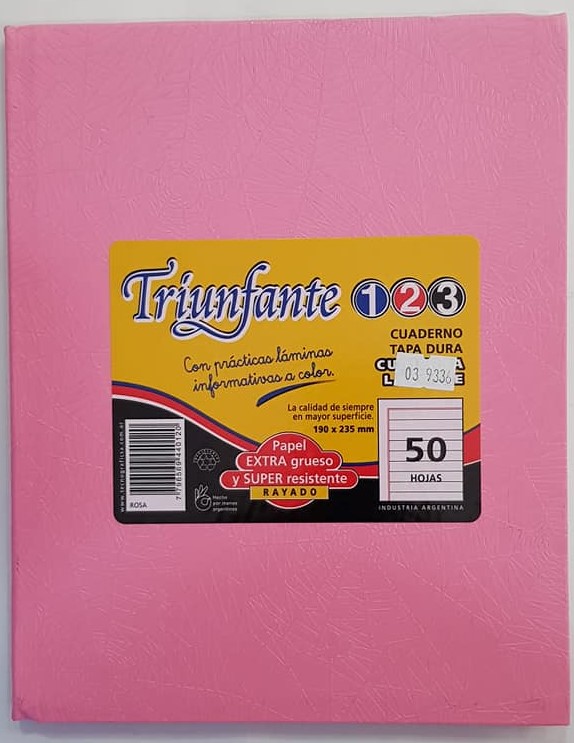 CUAD.TD.TRIUNFANTE 19x23.50.H.== ROSA