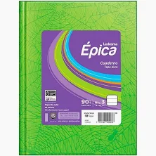 CUAD.EPICA-GLORIA 90gr.TD.19x24 ARANA x 48H. LILA ==
