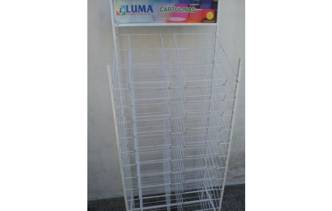 EXHIBIDOR CARTULINA ESCOL.15  BANDEJAS