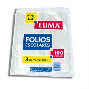 FOLIO PLAST.STANDARD - ESCOLAR x 100u