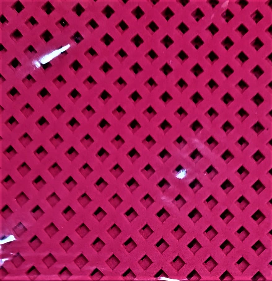 GOMA EVA CALADA DIAMANTE - ROJO 